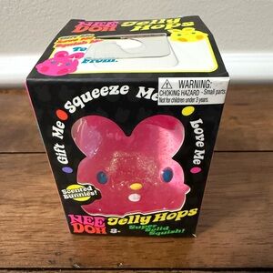 Nee Doh Jelly Hops Squeeze Toy in Pink